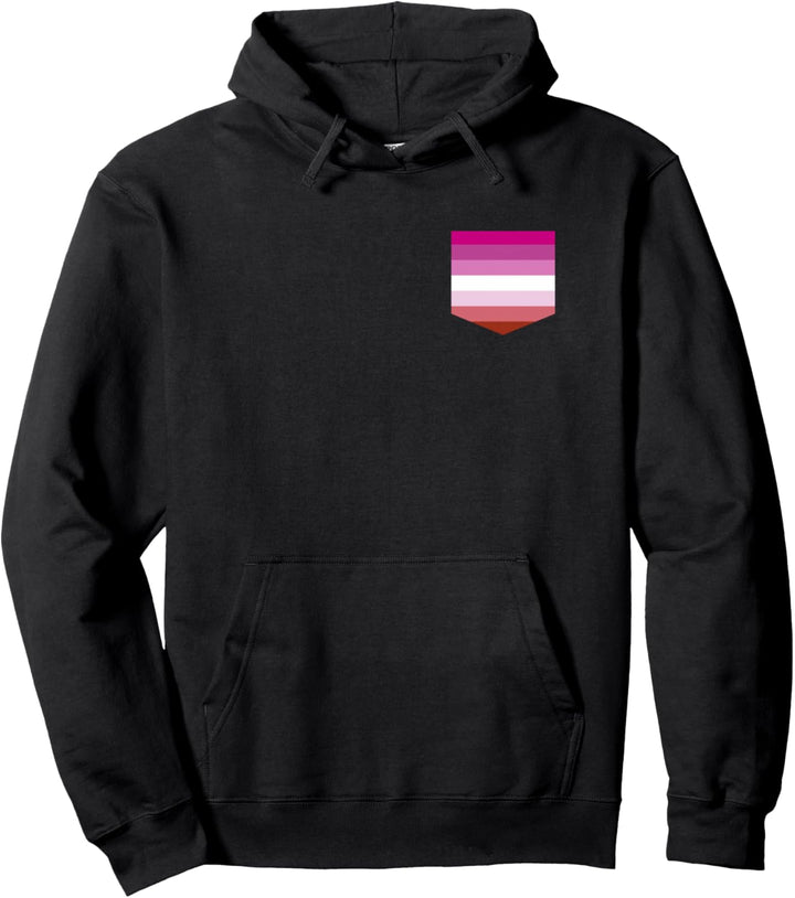 Lesbian Pride Flag Pullover Hoodie