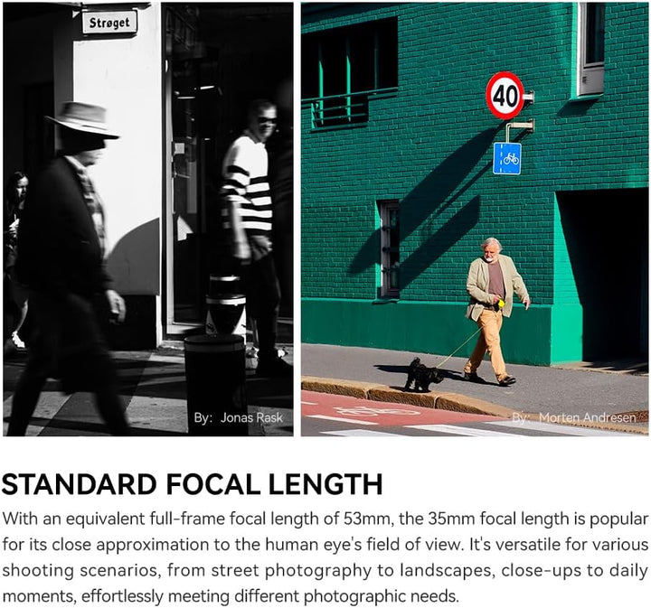 TTartisan APS-C AF 35mm F1.8 II Autofokus-Objektiv für Fuji X-Mount – Leichtes Design, Kompatibel mi