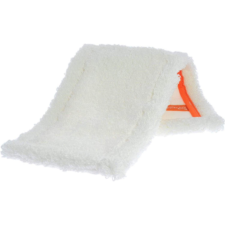 Jemako Bodentuch Wischbezug Bodenwischer, Boden-Faser Weiss 42cm, zum Feuchtwischen von Laminat und