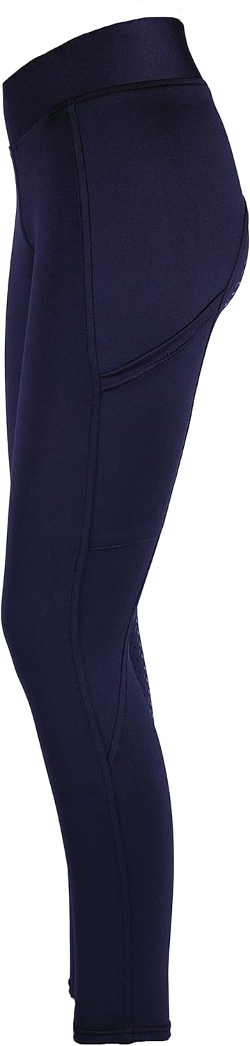 PFIFF 103100 Damen Reitleggings „Selina“ mit Handytasche M Blau, M Blau