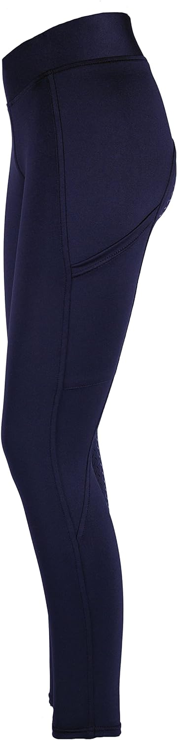 PFIFF 103100 Damen Reitleggings „Selina“ mit Handytasche S Blau, S Blau