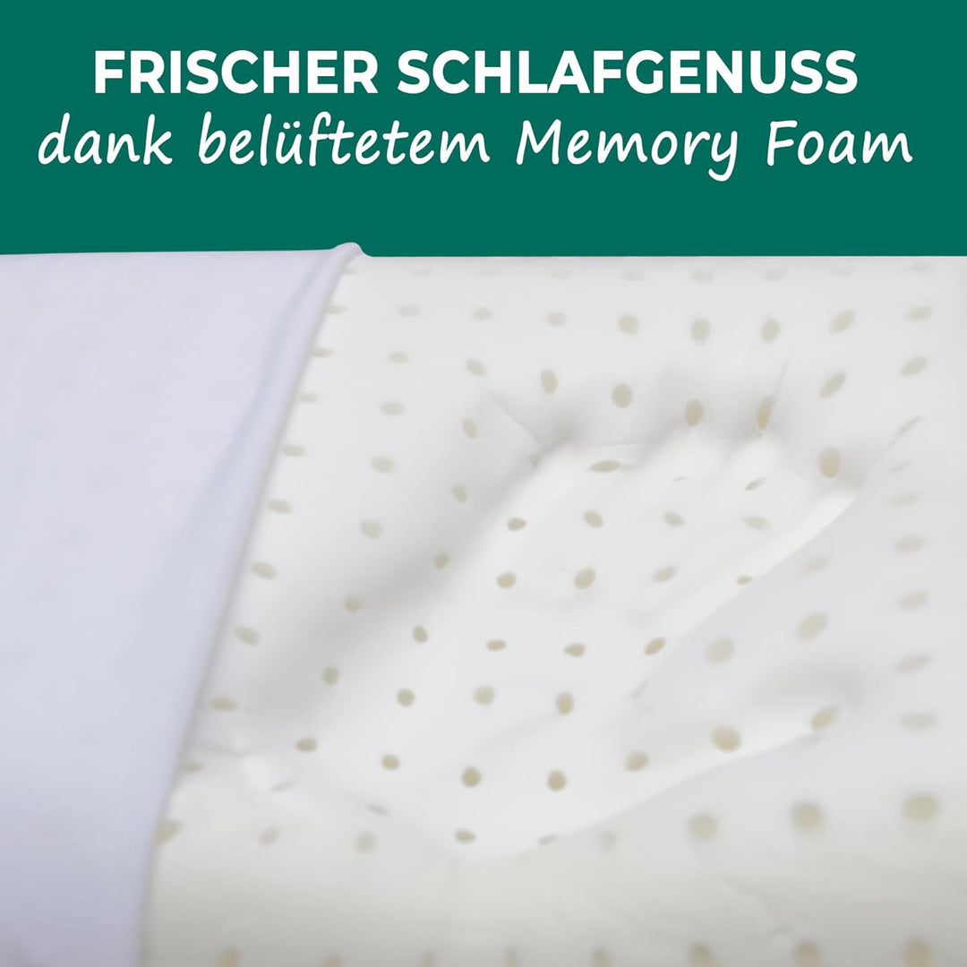 KNERST® Nackenkissen - Orthopädisches Kissen für ultimativen Komfort in jeder Schlafposition - Nacke