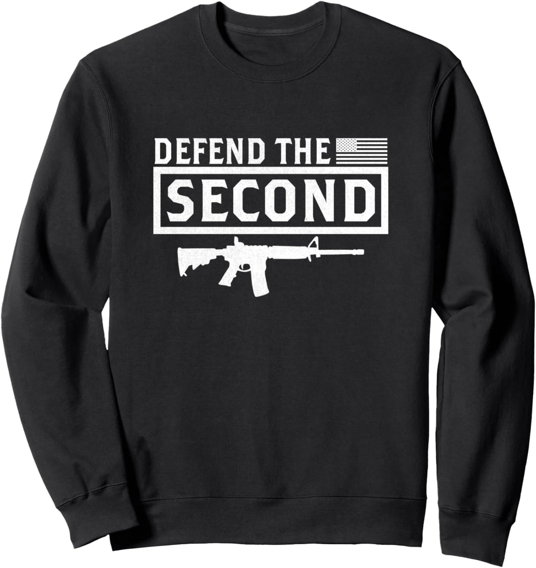 2nd Amendment - 2A - Defend The Second American Flag Geschenk Sweatshirt