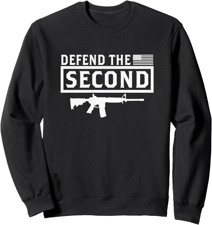 2nd Amendment - 2A - Defend The Second American Flag Geschenk Sweatshirt