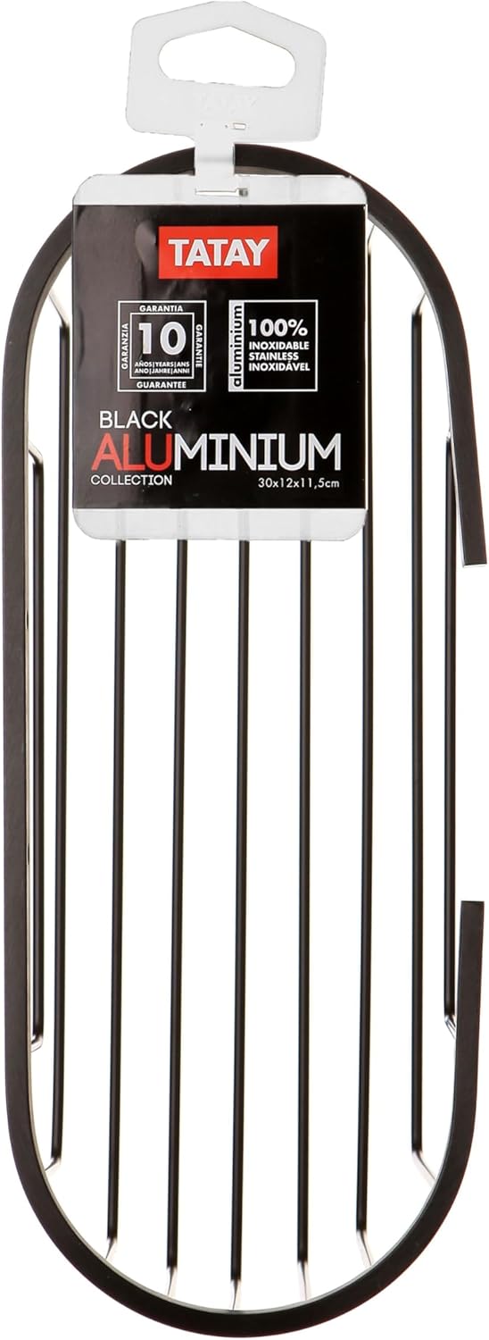 TATAY Duschkorb Ohne Bohren Oval | Mit Befestigungssystem (Quick Fix) | Belastbar bis 5 kg | 100% Ro