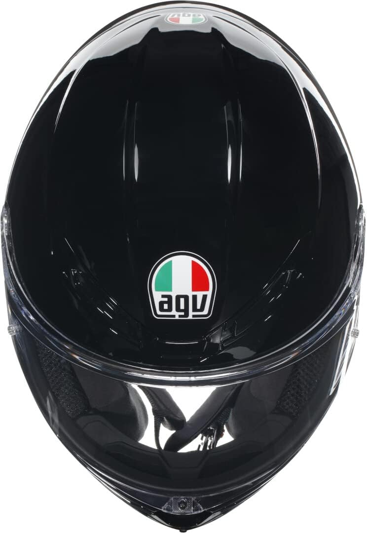 K6 S AGV E2206 MPLK, Full-face Motorcycle Helmet Schwarz XS, Schwarz XS