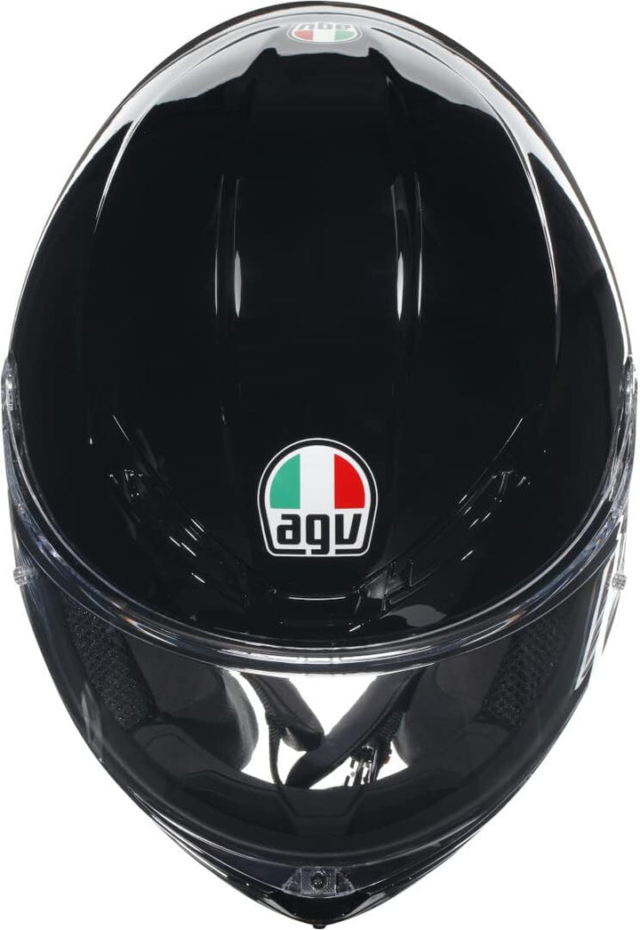 K6 S AGV E2206 MPLK, Full-face Motorcycle Helmet Schwarz XS, Schwarz XS