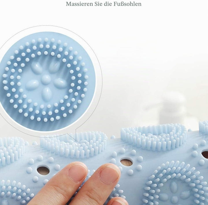 Duschmatte, Rund Duscheinlage, PVC Badezimmermatte, rutschfest Duschwanneneinlage mit Saugnäpfe, Dus