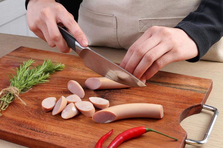 Zyliss Comfort Pro Kochmesser 19 cm, Profi Messer aus Deutscher Edelstahl, Eisgehärtete Extrem Schar