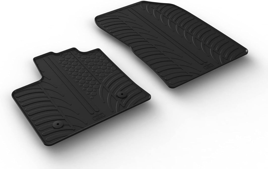 Gledring Satz Gummimatten kompatibel mit Renault Express Cargo 2021- (T Profil 2-teilig)