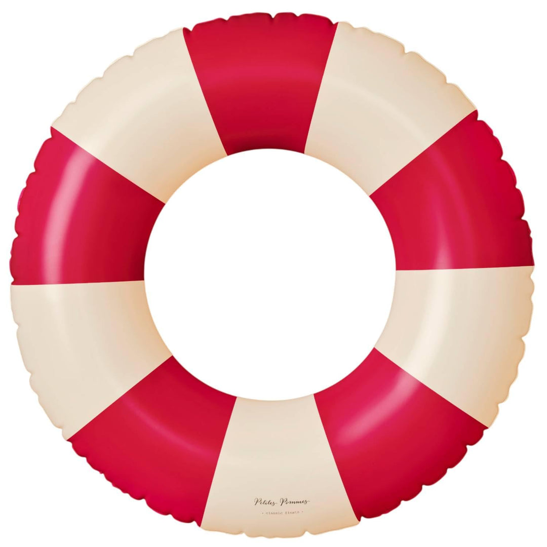 Petites Pommes Pool Inflatable Für Kinder – Robuster Schwimmreifen, Handbedrucktes Klassisches Strei