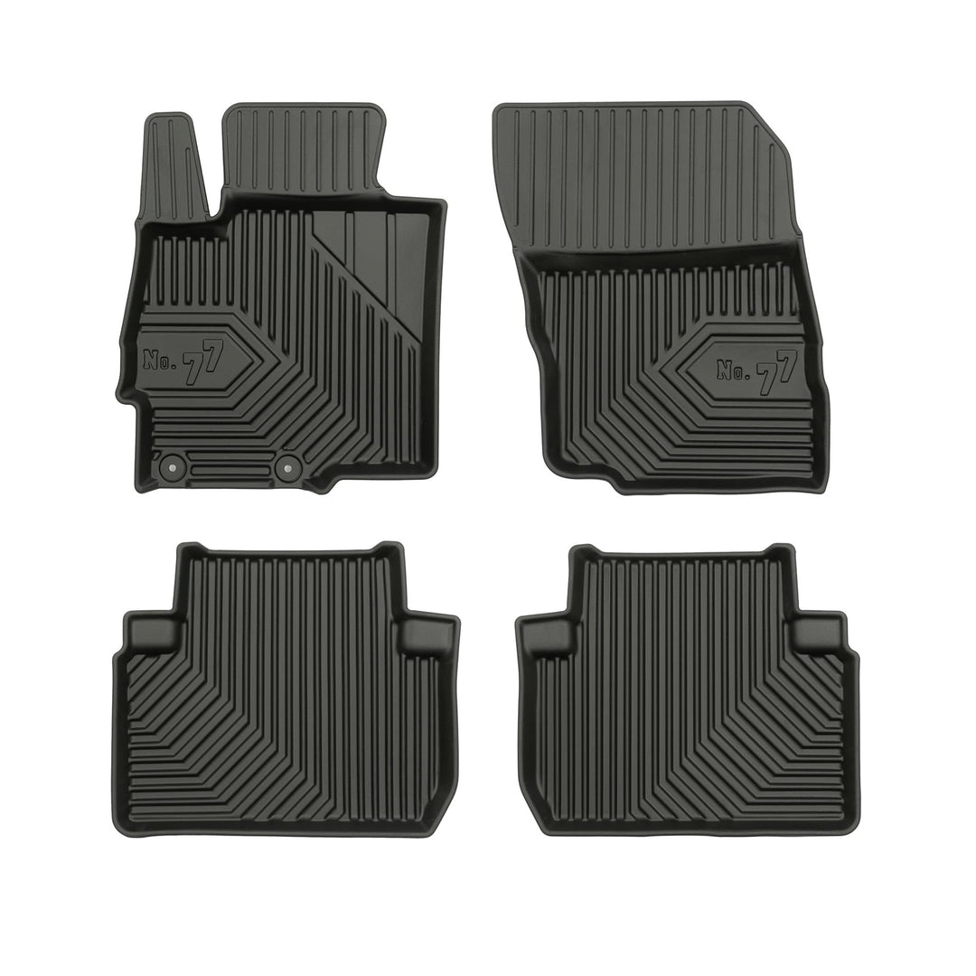 FROGUM No.77 Gummimatten Ganzjahresset von Auto Fussmatten Autofussmatten für Mitsubishi Eclipse Cro