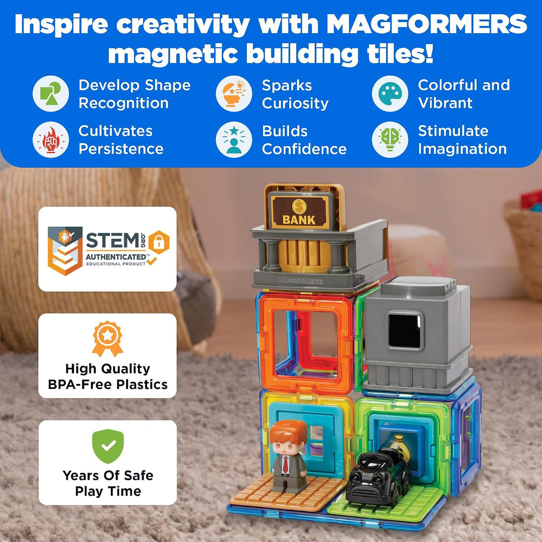Magformers Town Bank Set