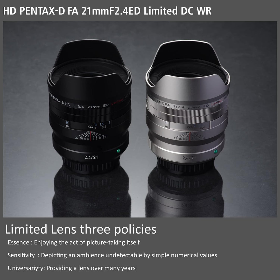 HD PENTAX-D FA 21mmF2.4ED Limited DC WR in Silber Ultra-Weitwinkel-Objektiv mit Festbrennweite [Zur