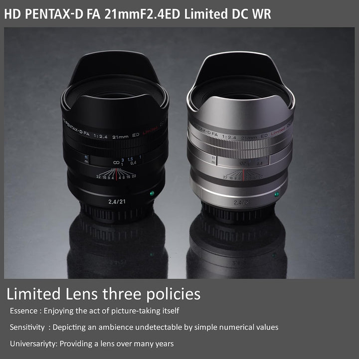 HD PENTAX-D FA 21mmF2.4ED Limited DC WR in Silber Ultra-Weitwinkel-Objektiv mit Festbrennweite [Zur