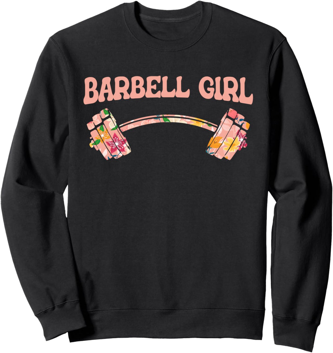 Gym Fitness Workout Training - Barbell Langhantel Sweatshirt