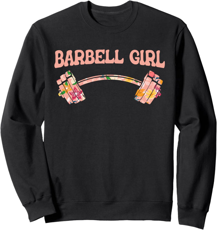 Gym Fitness Workout Training - Barbell Langhantel Sweatshirt