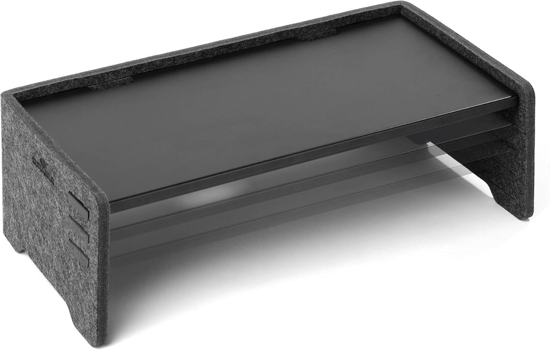 Durable Schreibtischaufsatz Effect für Monitore und Laptops, höhenverstellbar, aus 60% recyceltem PE