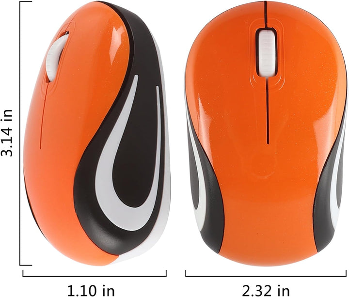 Kabellose Maus Niedliche Mini-Computermaus Kleine Grösse Tasche Tragbare Kompakte Reise USB Optische