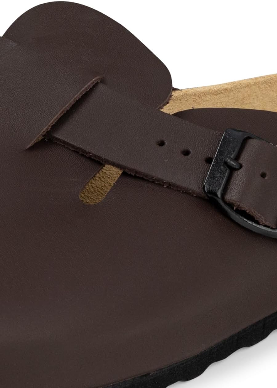 VITAFORM® Clogs für Damen und Herren| Extra-Breiter Hausschuh | Pantolette aus Vollrind-Leder | Arbe