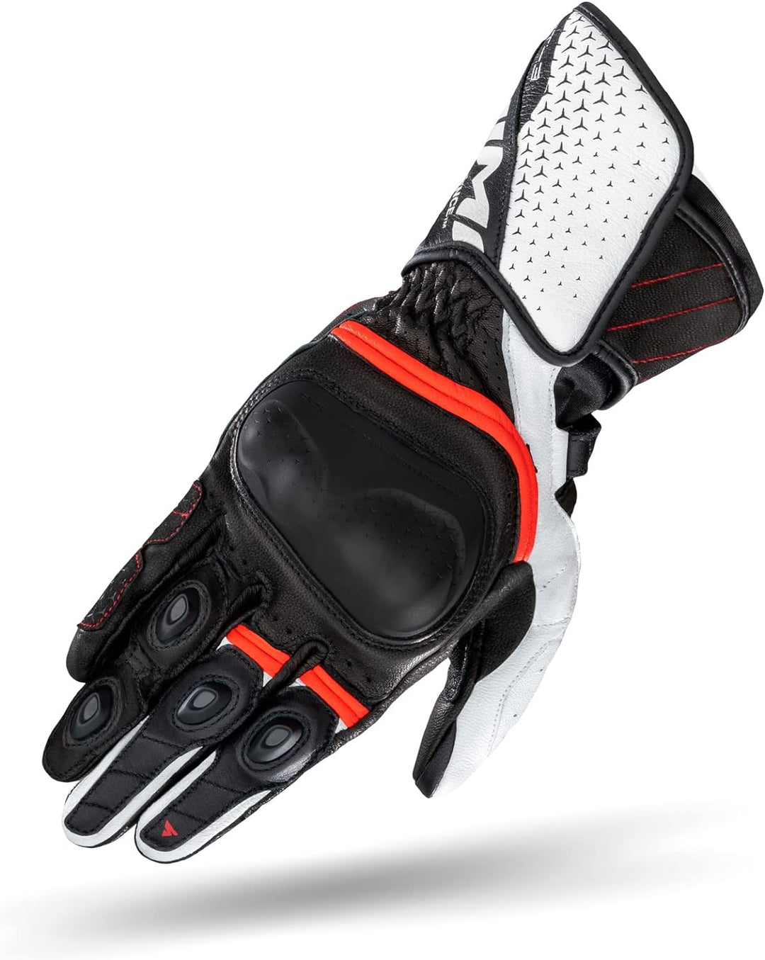 SHIMA Men's St-3 Handschuhe S Weiss/Rot, S Weiss/Rot