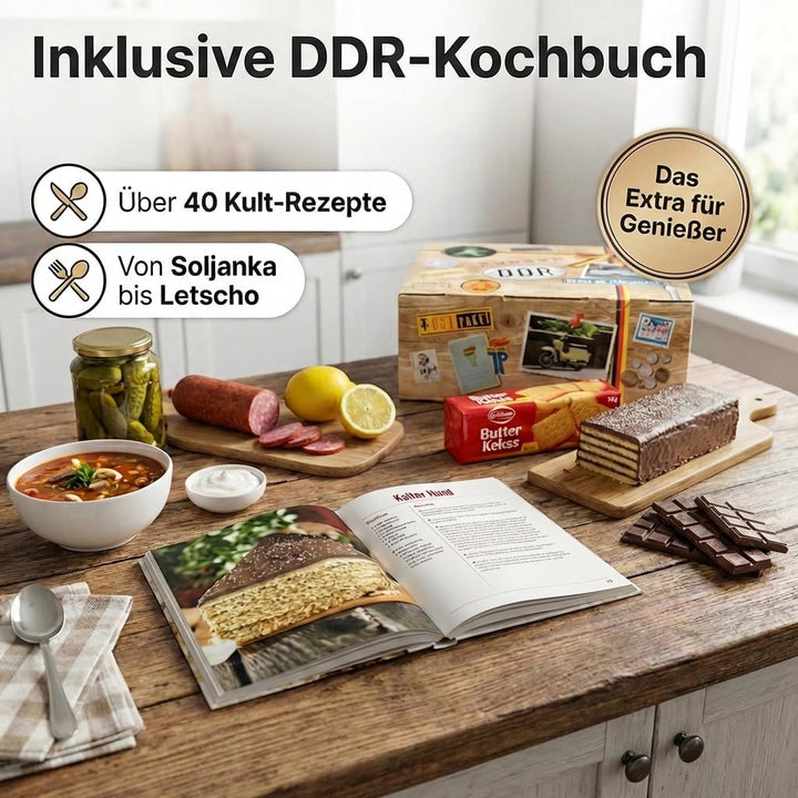 Geschenk bester Papa - Geburtstag Geschenk - Suessigkeiten DDR Suessigkeiten Box XXL, Suessigkeiten