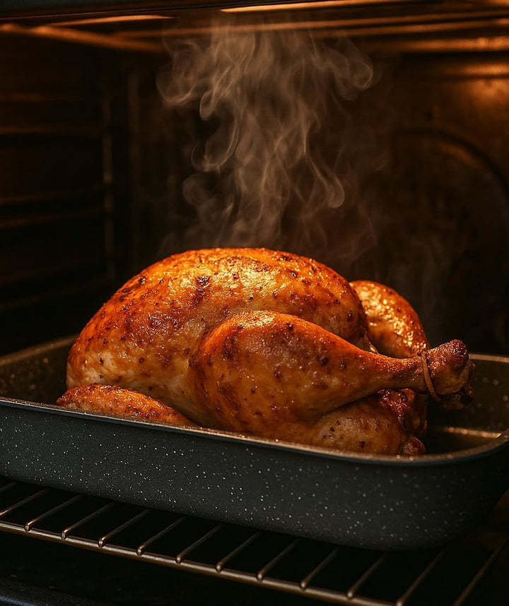 Menax - Auflaufform - Bräter - Backblech mit Antihaftbeschichtung - Ofenform - Bratform für Lasagne,