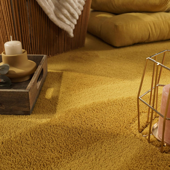 Paco Home Waschbarer Teppich Wohnzimmer Schlafzimmer Kurzflor rutschfest Flauschig Weich Moderne Ein