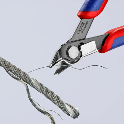 Knipex Electronic Super Knips® brüniert, mit Mehrkomponenten-Hüllen 125 mm 78 91 125 Mit Mehrkompone