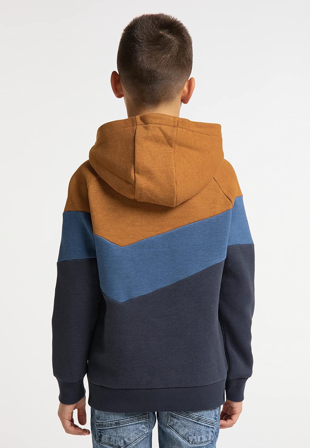 Ragwear Jungen Kinder Seatshirt VENDELIN Sweater mit Kapuze, Kapuzenpullover in Color-Blocking Desig