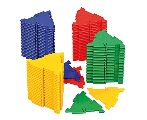 Polydron Satz mit 100 gleichseitigen Dreiecken