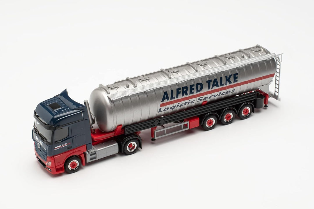Herpa LKW Modell Mercedes Benz Actros Bigspace `18 ADR Saugsilo-Sattelzug „Alfred Talke“, originalge