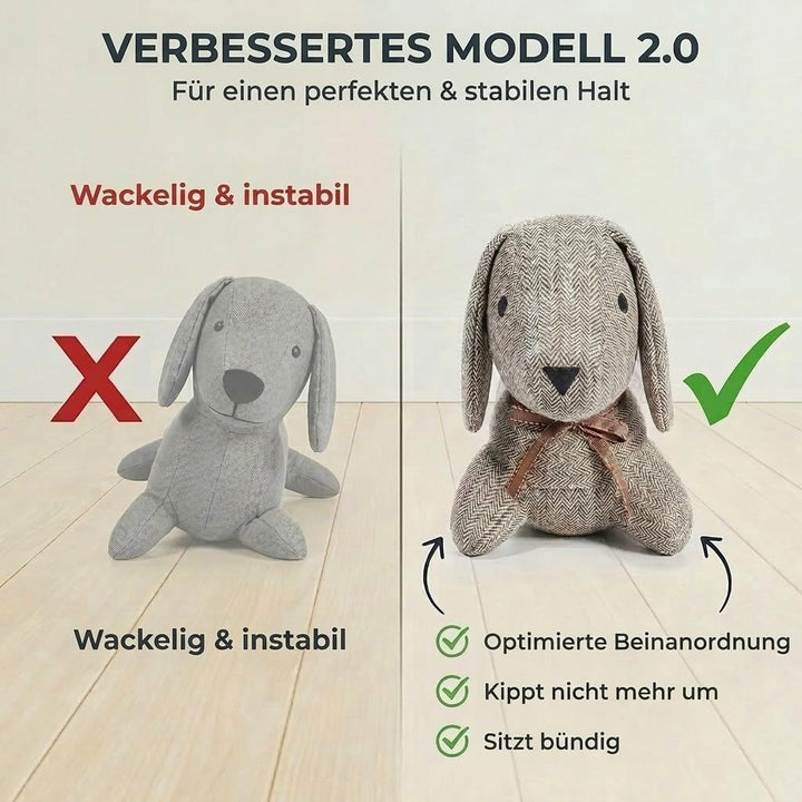 Dackel Zugluftstopper Zugluftrolle XXL - Zugluftstopp Türstopper Türabdichtung Zugluft Durchzug 91cm
