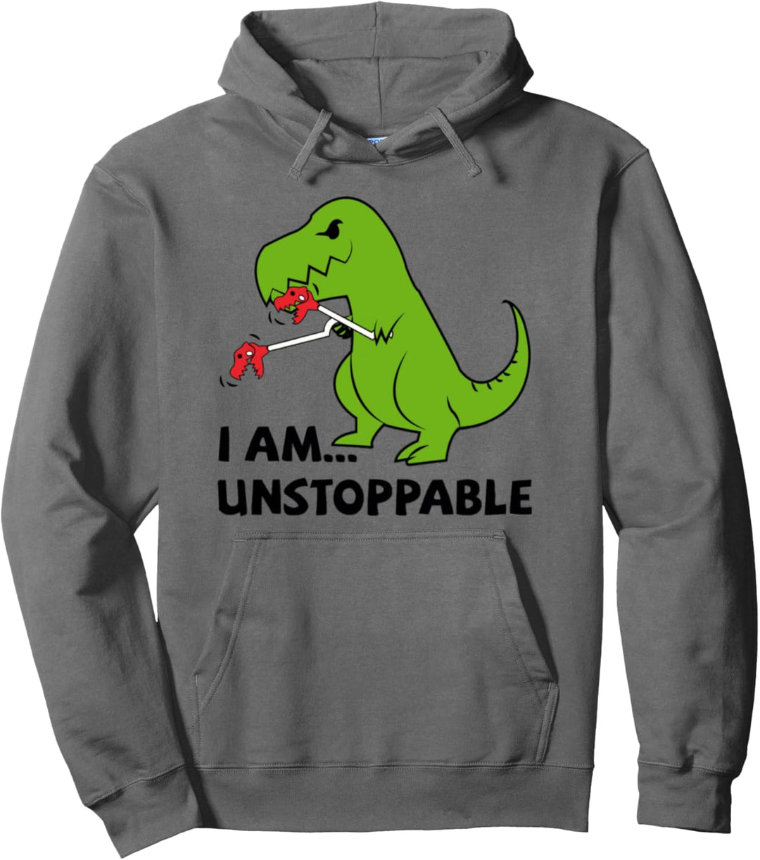 I'm Unstopable T-Rex-Dinosaurier, lustig, niedlich, trendig Pullover Hoodie