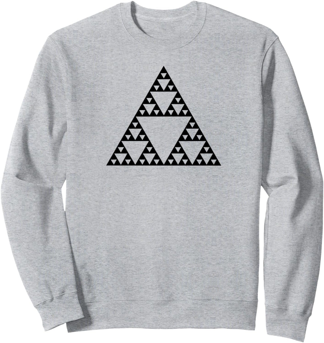 Mathematik Sierpinski Dreieck Fraktale Geometrie Unendlich Sweatshirt