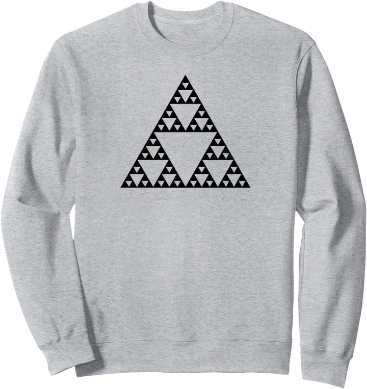 Mathematik Sierpinski Dreieck Fraktale Geometrie Unendlich Sweatshirt