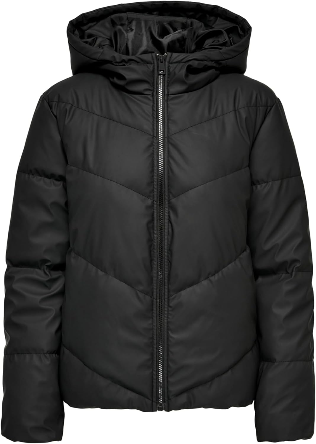 JdY Damen Jdyarnhem Water Rep Short Puffa OTW Noos XL Schwarz, XL Schwarz