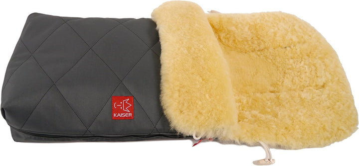 Lammfell Fusssack Natura, anthracite 1 Stück (1er Pack) Anthracite, 1 Stück (1er Pack) Anthracite