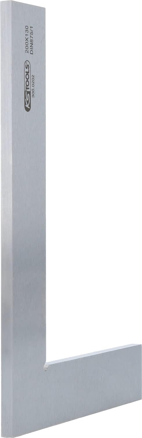 KS Tools 300.0202 Flachwinkel nach DIN 875/1, 200mm 200 mm, 200 mm