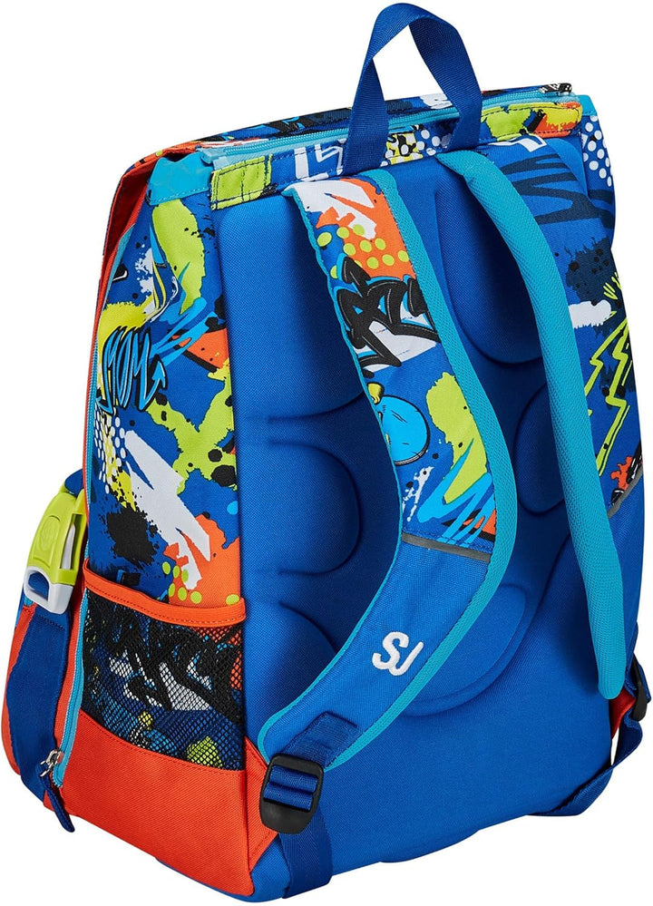 Jungen Zaino Estensibile Rucksack, Blau