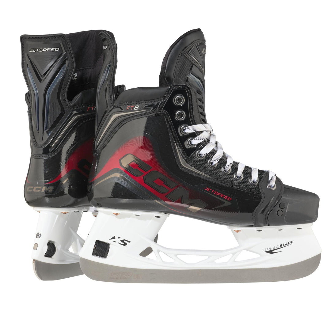 CCM Jetspeed FT8 Schlittschuhe Senior Wide High Profile 9.5 = 45, Wide High Profile 9.5 = 45