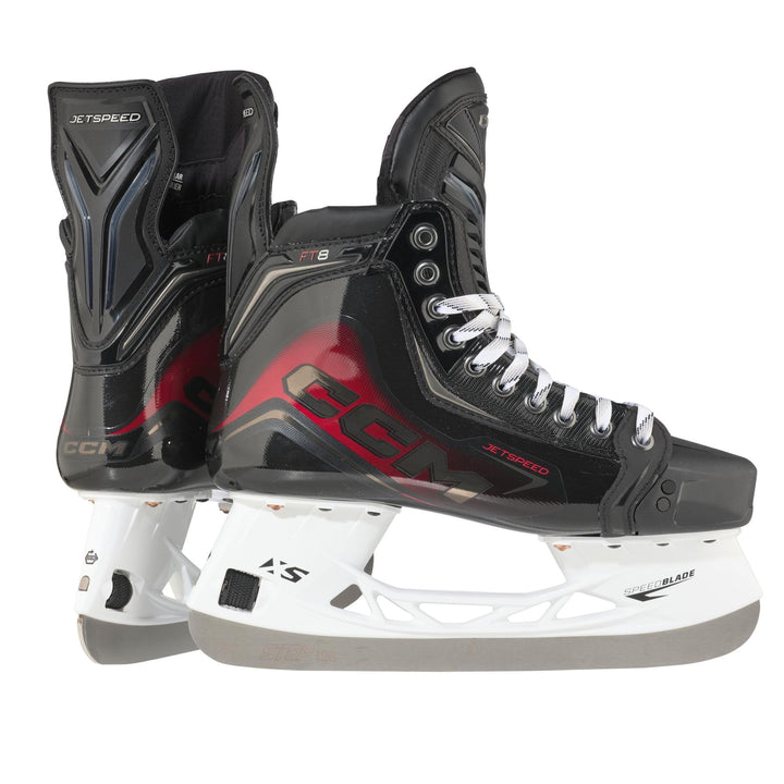 CCM Jetspeed FT8 Schlittschuhe Senior Wide High Profile 9.5 = 45, Wide High Profile 9.5 = 45