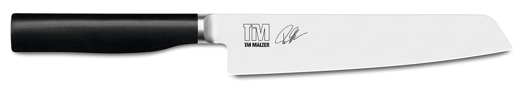 KAI TMK-0701 Tim Mälzer KAMAGATA Series Utili, 25,5cm 25,5cm Silber,schwarz, 25,5cm Silber,schwarz