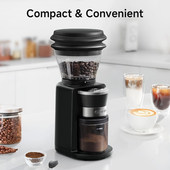 HIBREW G3 Kaffeemühle, 31 Präzisionsstufen, elektrische Kaffeemühle für Wasserkocher Turque/Espresso