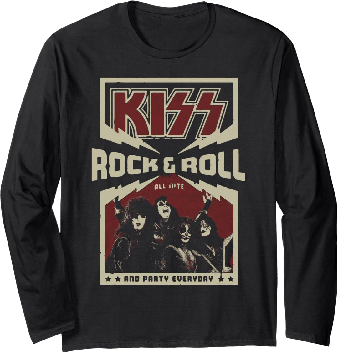 KISS - Jeden Tag feiern Langarmshirt