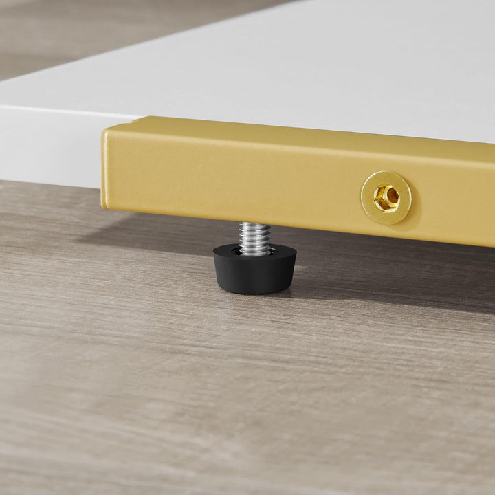 Home Collective Blumentopfregal mit 6 Ebenen in Marmor mit goldenen Beinen Ideal für Wohnzimmer Schl