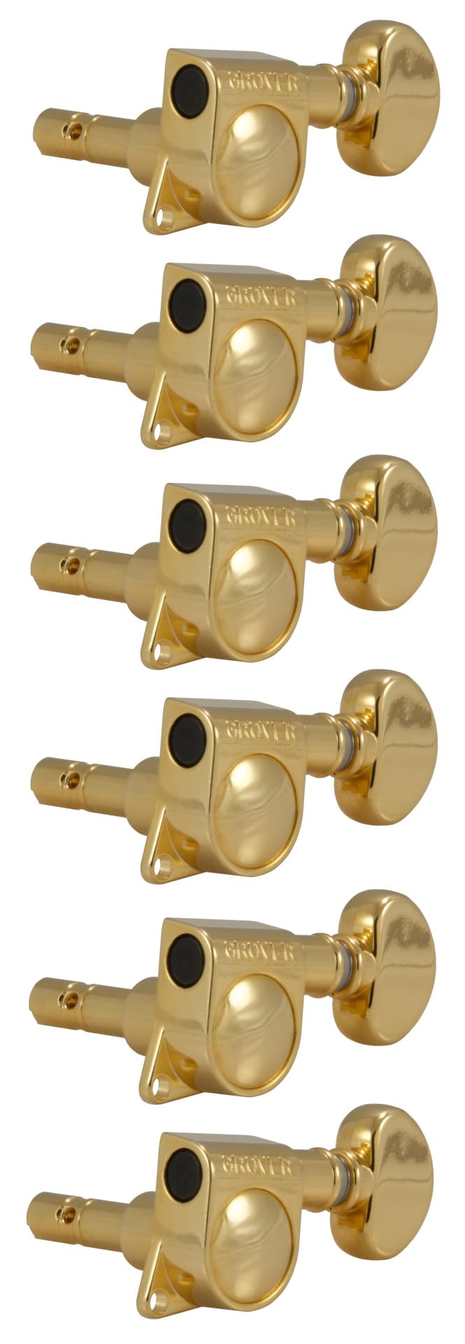 Grover 406G6 Mini-Stimmgerät, selbstsichernd, Rotomatic-Stimmgerät, 6-in-linig, Gold