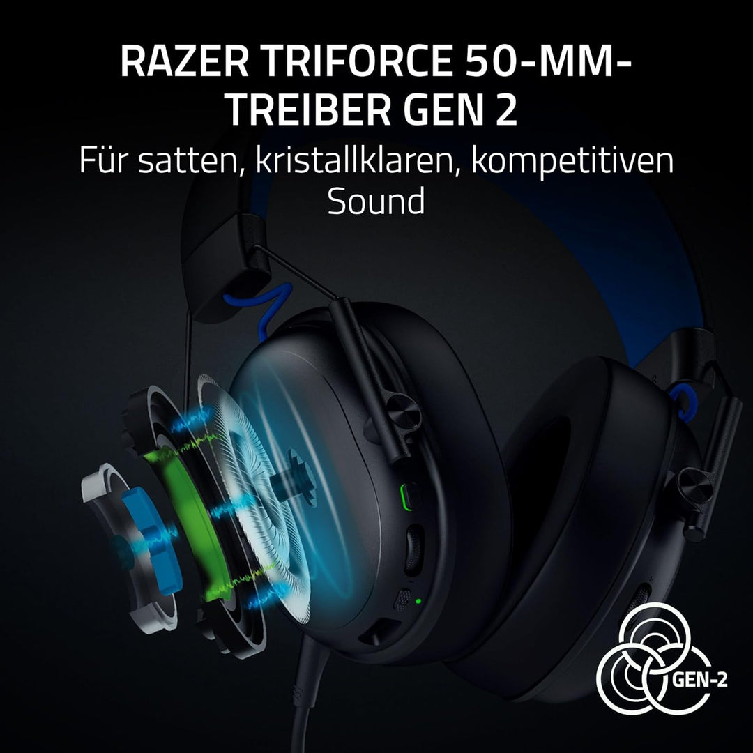 Razer BlackShark V3 X HyperSpeed for PlayStation - Kabelloses E-Sport Headset - Ultra leicht 270 g -