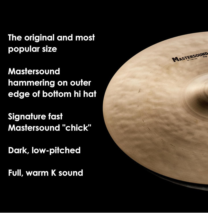 Zildjian K Zildjian Series - 14" Mastersound Hi-Hat Cymbals - Pair
