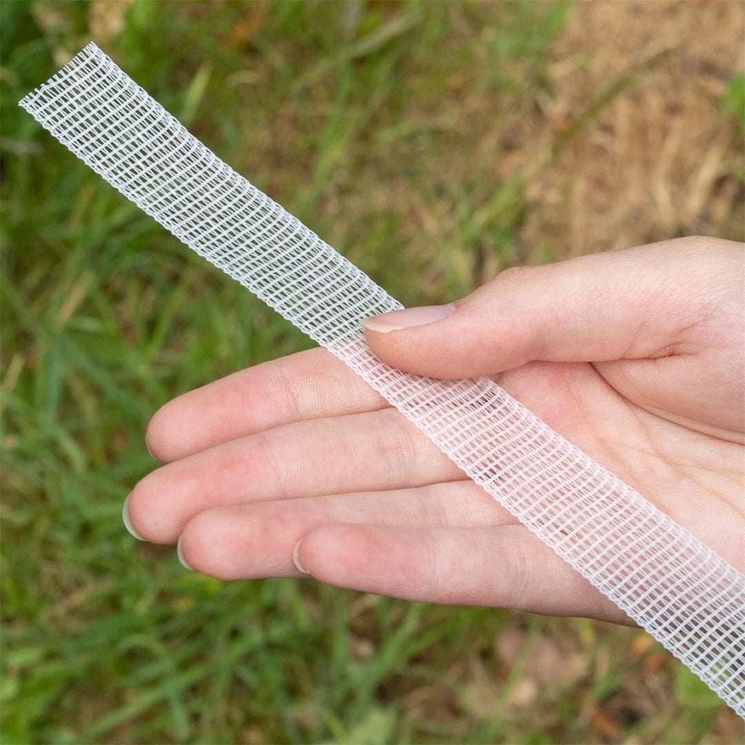 VOSS.farming - Weidezaunband mit 30% mehr Leitfähigkeit - insgesamt 800m + Elektro-Zaun-Band-Zubehör